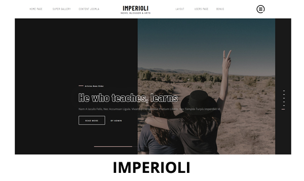 imperioli joomla theme